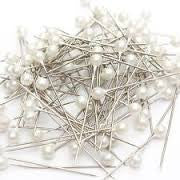 PEARL HEAD PINS 1000/BOX - Tamed wigs and makeup