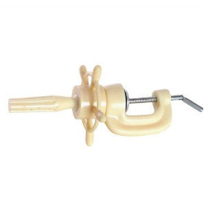 PROFESSIONAL IVORY HEAD CLAMP WITH HEIGHT EXTENSION - Tamed wigs and makeup - 2