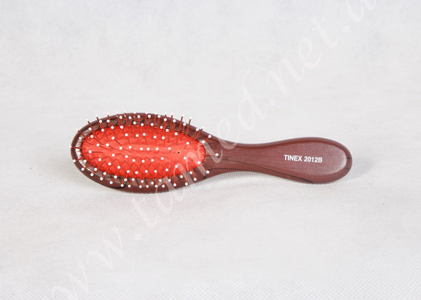Wire Pin Wig Brush With Tips (Wooden)