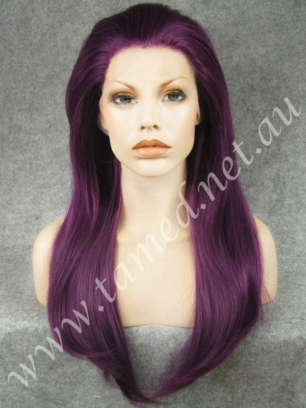 ALYSSA DEEP PLUM - Tamed wigs and makeup - 1