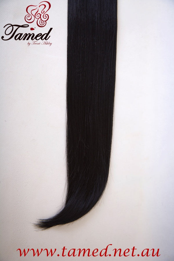 BLACK - DELUXE SYNTHETIC WEFT - Tamed wigs and makeup